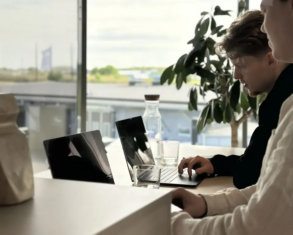 Working at the Floclick office